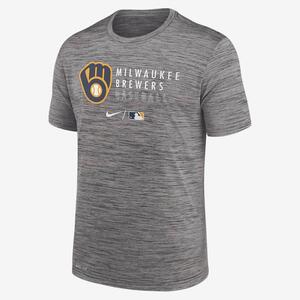 Nike Dri-FIT Velocity Practice (MLB Milwaukee Brewers) Men&#039;s T-Shirt NKM506GMZB-ITE
