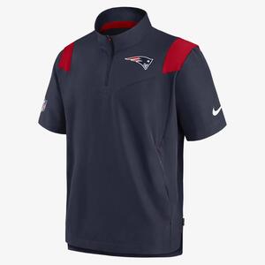 Nike Sideline Coach Lockup (NFL New England Patriots) Men&#039;s Short-Sleeve Jacket NS15069K8K-63Q