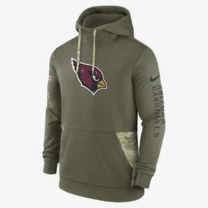 Nike Therma Salute to Service Logo (NFL Arizona Cardinals) Men&#039;s Pullover Hoodie NST22DHA21-8UR