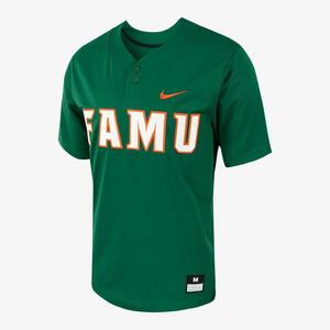 Nike College (Florida A&amp;M) Men&#039;s 2-Button Baseball Jersey P33921J356-FAM