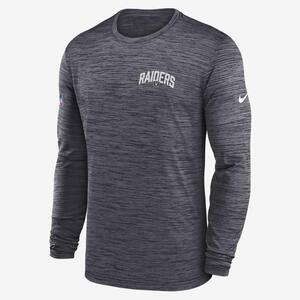 Nike Dri-FIT Velocity Athletic Stack (NFL Las Vegas Raiders) Men&#039;s Long-Sleeve T-Shirt NS1600A8D-62Y