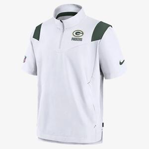 Nike Sideline Coach Lockup (NFL Green Bay Packers) Men&#039;s Short-Sleeve Jacket NS15472M7T-63Q