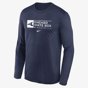 Nike Dri-FIT Team (MLB Chicago White Sox) Men&#039;s Long-Sleeve T-Shirt NKAY44BRX-KT6