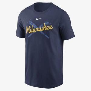 Nike Local (MLB Milwaukee Brewers) Men&#039;s T-Shirt N19944BMZB-0I9