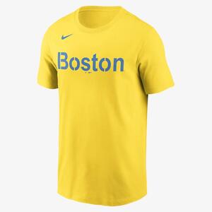 Nike City Connect Wordmark (MLB Boston Red Sox) Men&#039;s T-Shirt N19977IBQ-0A3