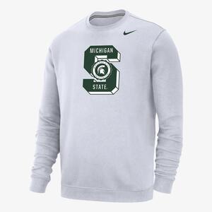 Michigan State Club Fleece Men&#039;s Nike College Sweatshirt M33778P298-MSU