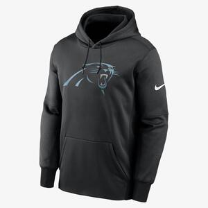 Nike Therma Prime Logo (NFL Carolina Panthers) Men’s Pullover Hoodie NKAQ00A77-CM9