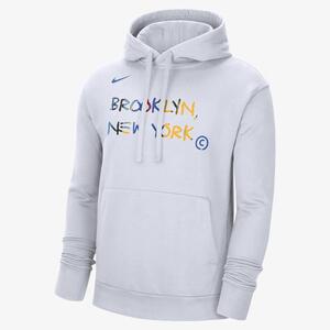 Brooklyn Nets City Edition Men&#039;s Nike NBA Fleece Pullover Hoodie DN8652-100