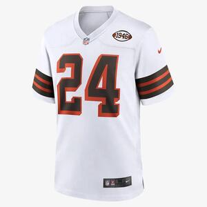 NFL Cleveland Browns (Nick Chubb) Men&#039;s Game Football Jersey 67NMBW2A93F-2LC