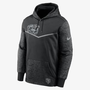 Nike Therma RFLCTV Logo (NFL Chicago Bears) Men&#039;s Pullover Hoodie NKRE00A7Q-021