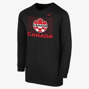 Canada Big Kids&#039; Nike Core Long-Sleeve T-Shirt B12461GKBLA-CAN