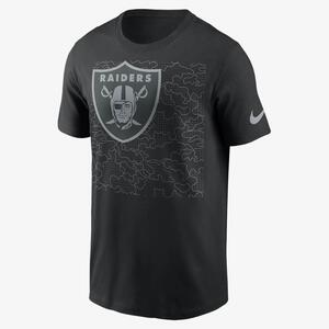 Nike RFLCTV Logo (NFL Las Vegas Raiders) Men&#039;s T-Shirt N19900A8D-01Z
