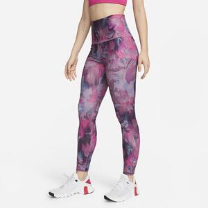 Nike One Women&#039;s High-Waisted 7/8 Allover Print Leggings DV9864-665