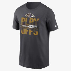 Nike 2022 NFL Playoffs Iconic (NFL Baltimore Ravens) Men&#039;s T-Shirt NP9906F8GX-G0G