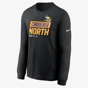 Nike 2022 NFC North Champions Trophy Collection (NFL Minnesota Vikings) Men&#039;s Long-Sleeve T-Shirt NPAC00A9MZ-A5V