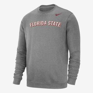 Florida State Club Fleece Men&#039;s Nike College Sweatshirt M33778P287-FSU