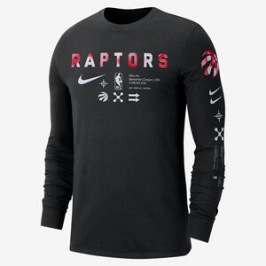 Toronto Raptors Men&#039;s Nike NBA Long-Sleeve T-Shirt DZ0368-010