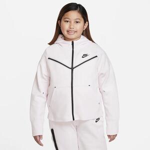 Nike Sportswear Tech Fleece Windrunner Big Kids&#039; (Girls&#039;) Full-Zip Hoodie (Extended Size) DD9154-664