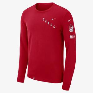 Georgia Men&#039;s Nike College Long-Sleeve T-Shirt DZ3838-657