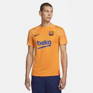 FC Barcelona Strike Men&#039;s Nike Dri-FIT Short-Sleeve Soccer Top DH7707-837