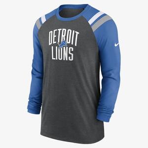 Nike Athletic Fashion (NFL Detroit Lions) Men&#039;s Long-Sleeve T-Shirt NKZKEH049S-0YP