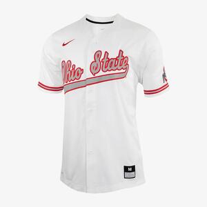 Ohio Men&#039;s Nike College Full-Button Baseball Jersey P33920J354-OHI