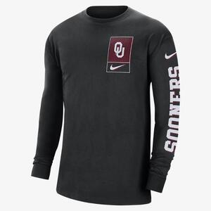 Oklahoma Men&#039;s Nike College Long-Sleeve T-Shirt DZ3885-010