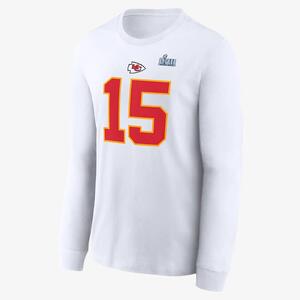 NFL Kansas City Chiefs Super Bowl LVII (Patrick Mahomes) Men&#039;s Long-Sleeve T-Shirt NKAC10AF7G-531
