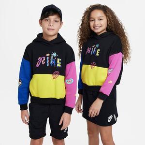 Nike Sportswear A.I.R. Icon Fleece Big Kids&#039; Oversized Pullover Hoodie DX5032-010