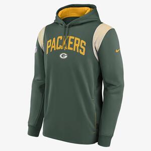 Nike Therma Athletic Stack (NFL Green Bay Packers) Men&#039;s Pullover Hoodie NS49026L7T-5N9