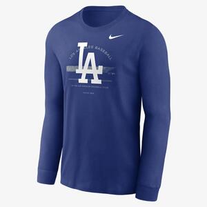 Nike Over Arch (MLB Los Angeles Dodgers) Men&#039;s Long-Sleeve T-Shirt NKAC4EWLD-03D