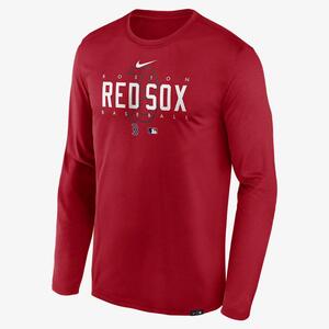 Nike Dri-FIT Team Legend (MLB Boston Red Sox) Men&#039;s Long-Sleeve T-Shirt NKAY62QBQ-8WC