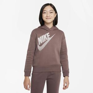 Nike Sportswear Big Kids&#039; (Girls&#039;) Oversized Pullover Hoodie DZ4620-291