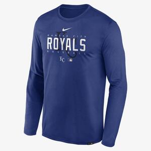 Nike Dri-FIT Team Legend (MLB Kansas City Royals) Men&#039;s Long-Sleeve T-Shirt NKAY4EWROY-8WC