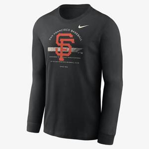 Nike Over Arch (MLB San Francisco Giants) Men&#039;s Long-Sleeve T-Shirt NKAC00AGIA-03D