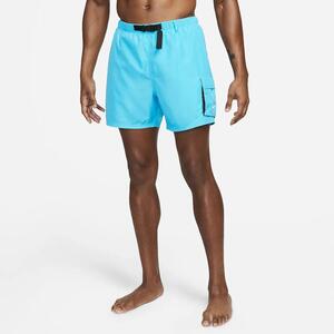 Nike Men&#039;s 5&quot; Belted Packable Swim Trunks NESSB522-480