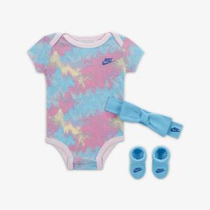 Nike Digi Dye 3-Piece Bodysuit Box Set Baby Bodysuit Set NN0909-F85