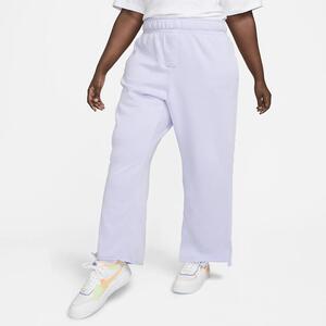 Nike Sportswear Everyday Modern Women&#039;s High-Waisted Wide-Leg French Terry Pants (Plus Size) FB3125-536