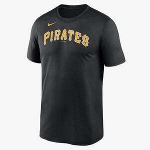 Nike Dri-FIT Legend Wordmark (MLB Pittsburgh Pirates) Men&#039;s T-Shirt NKGK00APTB-GDY