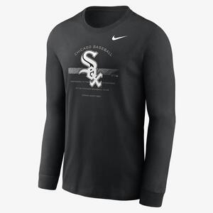Nike Over Arch (MLB Chicago White Sox) Men&#039;s Long-Sleeve T-Shirt NKAC00ARX-03D