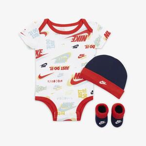 Nike Active Joy 3-Piece Bodysuit Box Set Baby Bodysuit Set NN0903-001