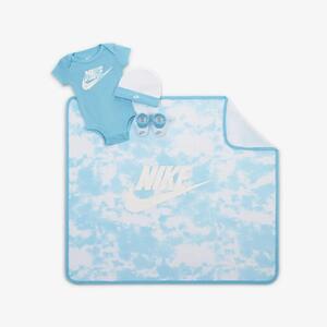 Nike Wash Pack 4-Piece Blanket Box Set Baby Blanket Set NN0908-F85
