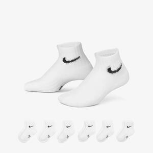 Nike Dri-FIT Little Kids&#039; Ankle Socks (6 Pairs) UN0018-001