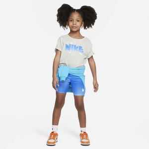 Nike Coral Reef Tee and Shorts Set Little Kids&#039; 2-Piece Dri-FIT Set 36K942-B9F