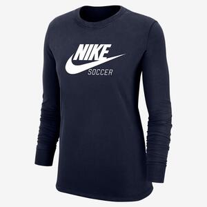 Nike Swoosh Women&#039;s Soccer Long-Sleeve T-Shirt W12103P15-NVY