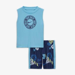 Nike Wild Air Muscle Tank and Shorts Set Baby 2-Piece Dri-FIT Set 66K869-U1A