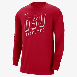 Ohio State Men&#039;s Nike College Long-Sleeve Max90 T-Shirt FD4837-657