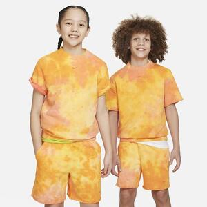 Nike Sportswear Club Fleece Big Kids&#039; French Terry Short-Sleeve Sweatshirt FB1333-836