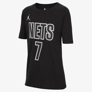 Kevin Durant Brooklyn Nets Statement Edition Big Kids&#039; (Boys&#039;) Jordan NBA T-Shirt 9YHDC4NYNKD-BKN