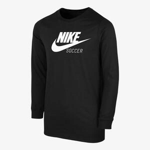 Nike Swoosh Big Kids&#039; Long-Sleeve T-Shirt B12461P66-BLK
